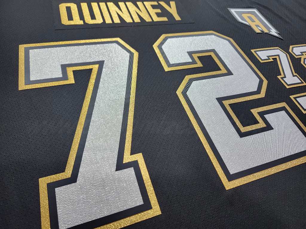 Henderson Silver Knights Customized Number Kit for 2023-Present 3rd Jersey - Image 5