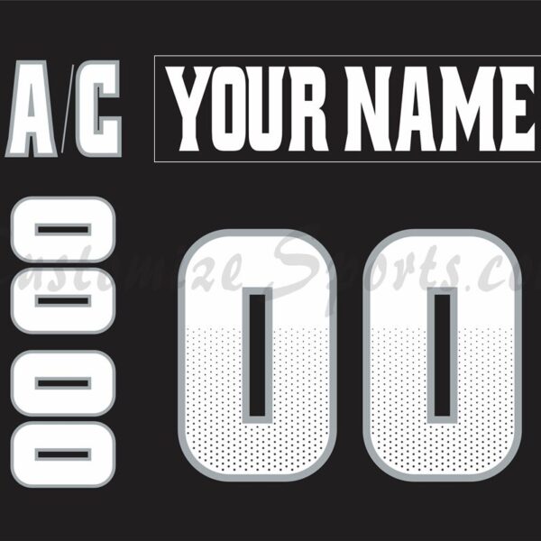 NCAA Providence Friars Customized Number Kit for 2021-Present Away Hockey Jersey