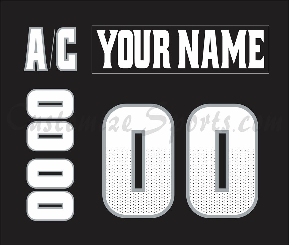 NCAA Providence Friars Customized Number Kit for 2021-Present Away Hockey Jersey
