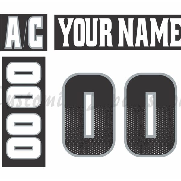 NCAA Providence Friars Customized Number Kit for 2021-Present Home Hockey Jersey