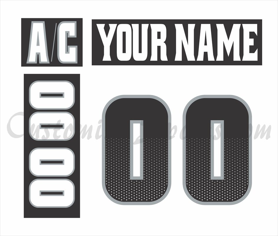 NCAA Providence Friars Customized Number Kit for 2021-Present Home Hockey Jersey