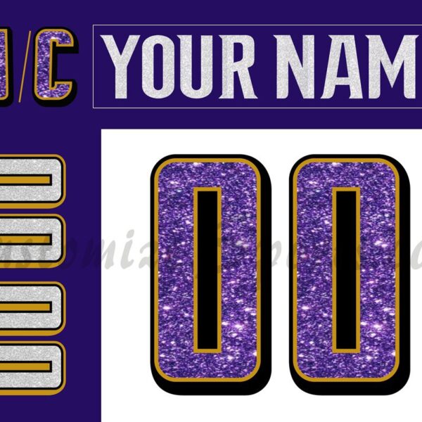 Manchester Monarchs Customized Number Kit For 2011-2013 Home Jersey