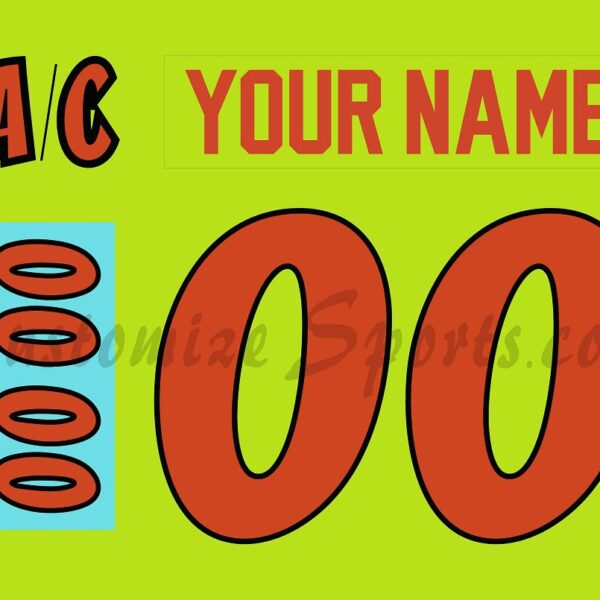 Cincinnati Cyclones Customized Number Kit for 2024 Scooby Doo Jersey