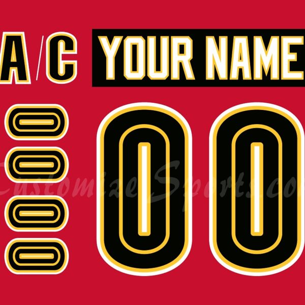 Grand Rapids Griffins Customized Number Kit For 2025 Dino Night Jersey