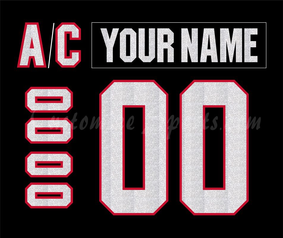 Huntsville Havoc Customized Number Kit for 2024-Present Home Jersey
