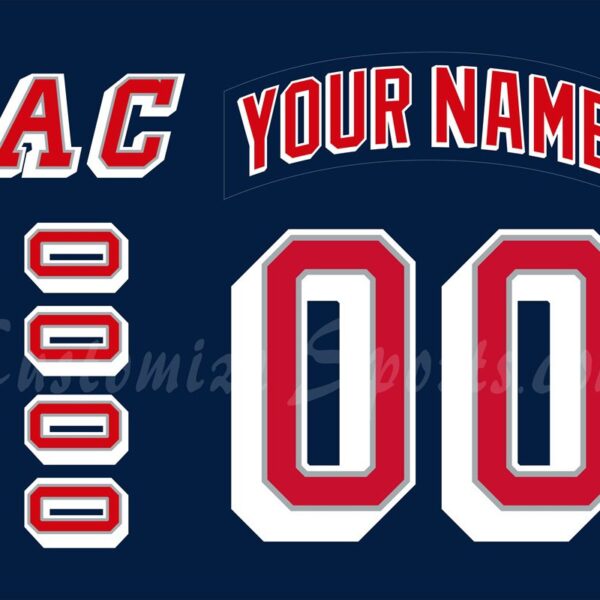 Hartford Wolfpack Customized Number Kit For 1997-2000 Away Jersey