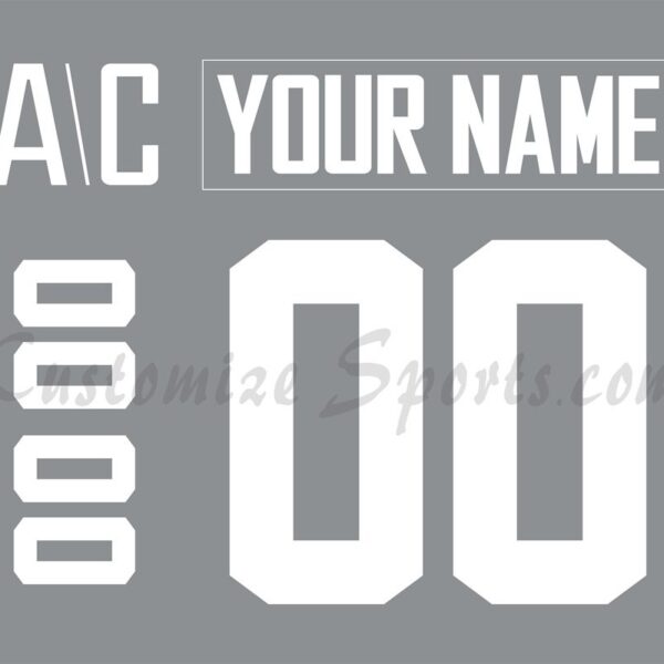 Hartford Wolfpack Customized Number Kit For 2023 Teddy Bear Toss Jersey