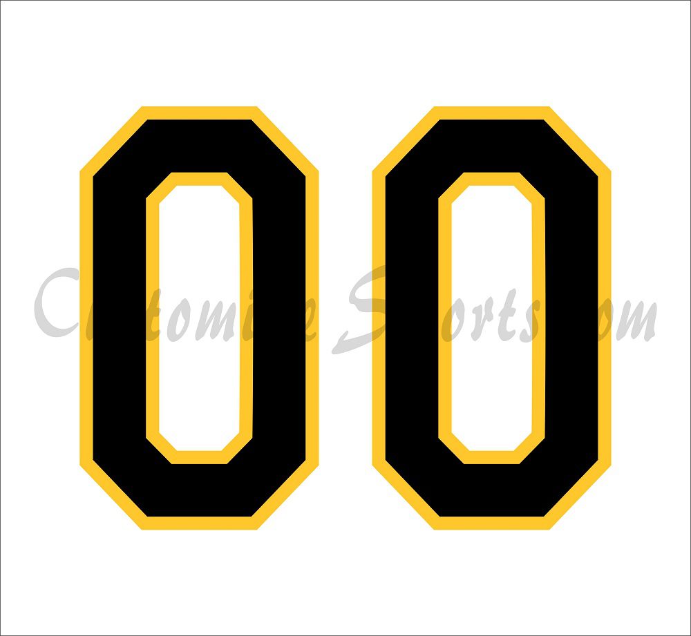 Baseball Pittsburgh Pirates Customized Number Kit for 1960 Home Jersey