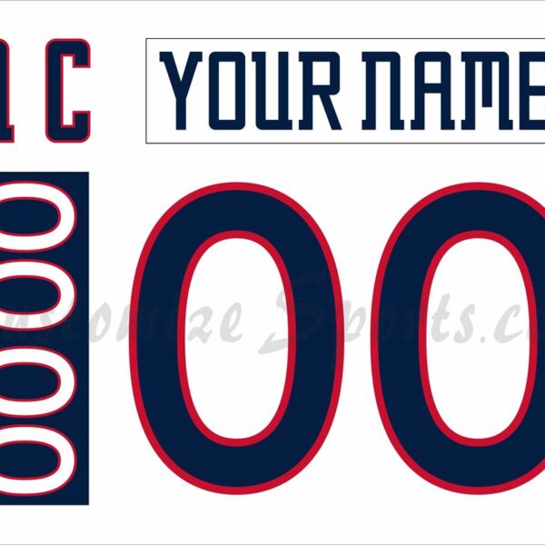 Springfield Falcons Customized Number Kit For 2012-2013 Home Jersey