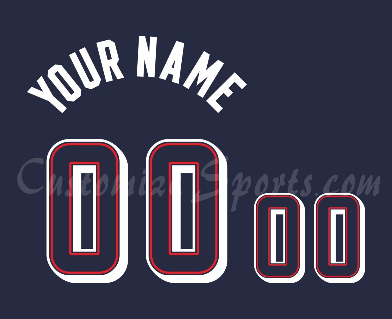 Basketball Team USA Olympics Customized Number Kit for 2024-Present Away Jersey