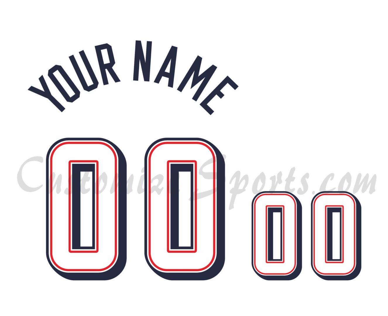 Basketball Team USA Olympics Customized Number Kit for 2024-Present Home Jersey