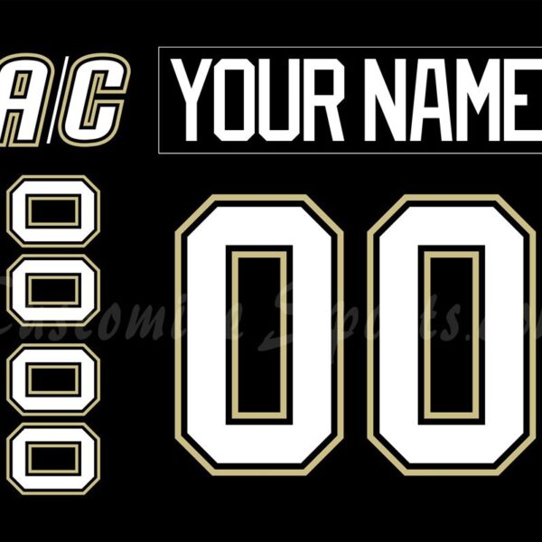 Wilkes Barre Scranton Penguins Customized Number Kit For 2011-2013 Away Jersey