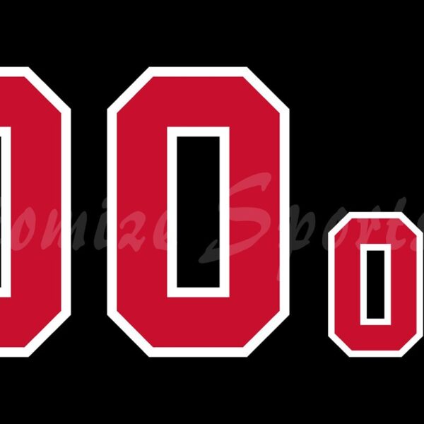 Baseball Chattanooga Lookouts Customized Number Kit for 1981 Black Jersey