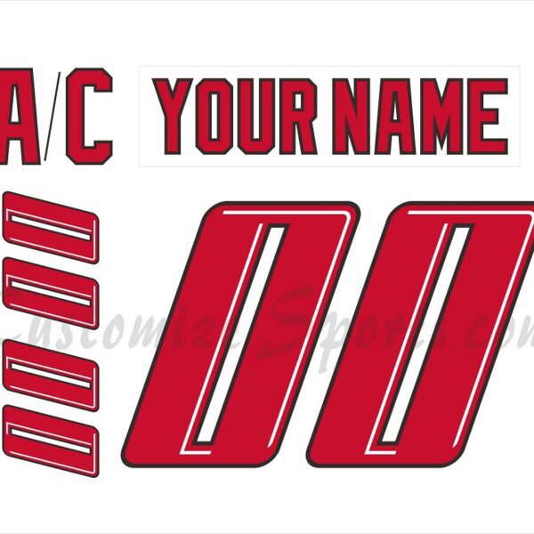 Detroit Vipers Customized Number Kit for 1994-1996 Home Jersey