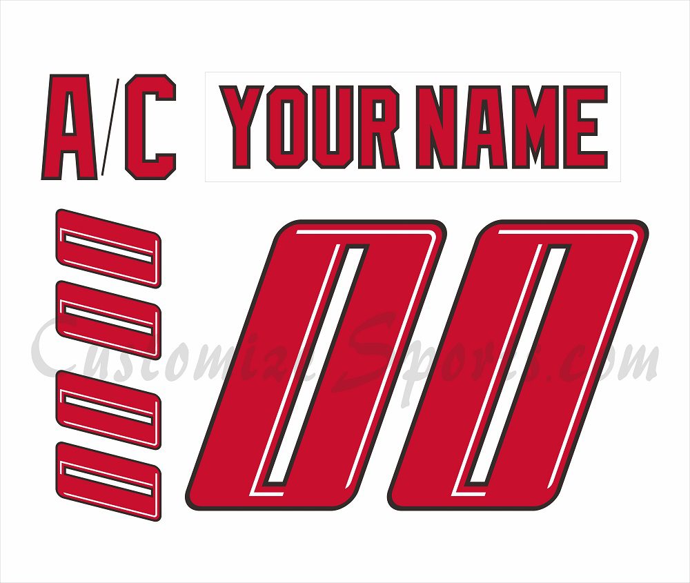 Detroit Vipers Customized Number Kit for 1994-1996 Home Jersey