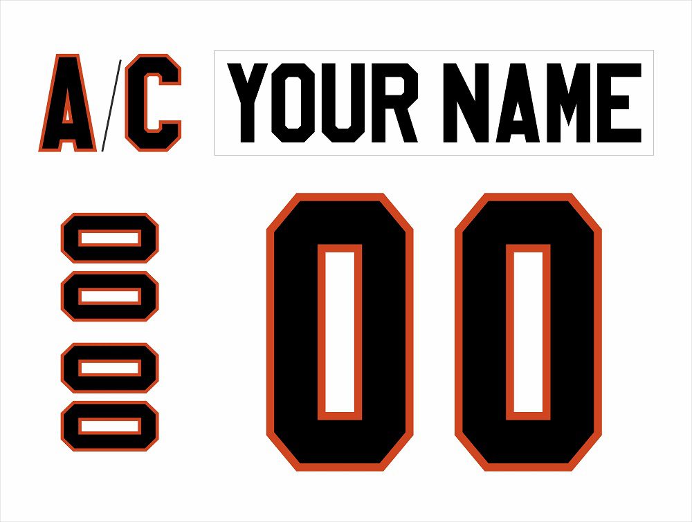 Don mills flyers Customized Number Kit for 2018-2019 White Jersey