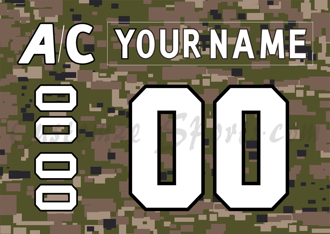 Los Angeles Kings Customized Number Kit For 2015 Military Jersey