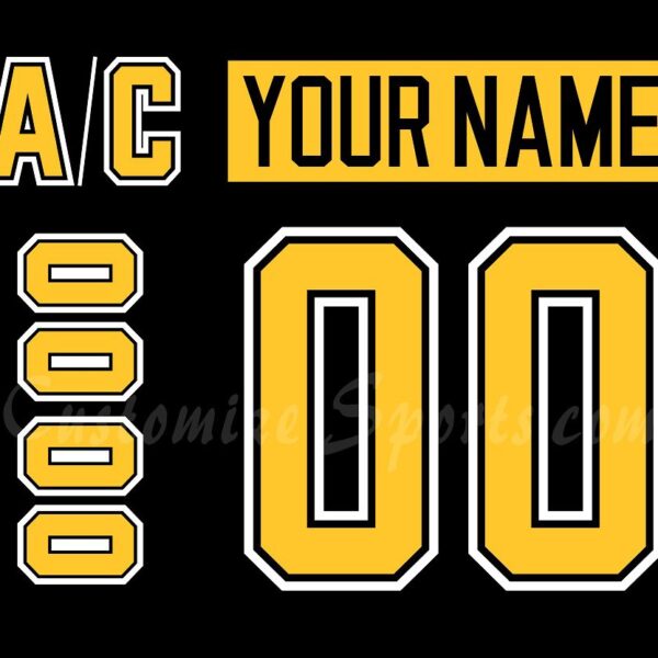NCAA Michigan Tech Huskies Customized Number Kit For 2022-Present Away Hockey Jersey