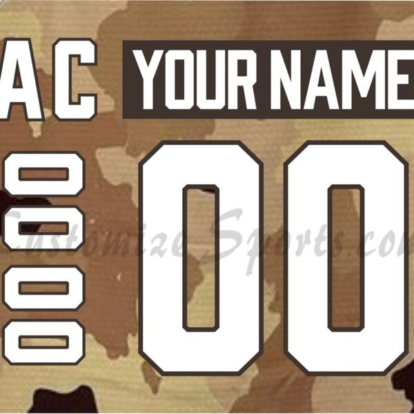 San Diego Gulls Customized Number Kit For 2022-2023 Military Jersey