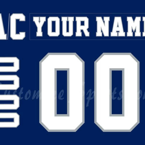 Team Korea Customized Number Kit for 2017-2018 Blue Jersey
