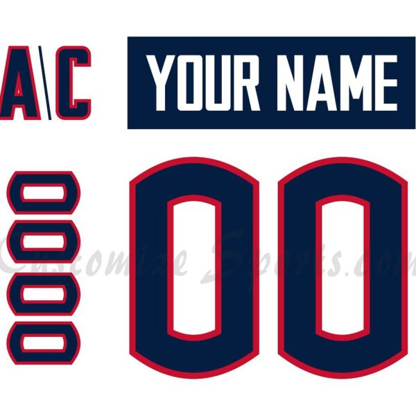 NCAA UConn Huskies Customized Number Kit For 2022-Present Home Jersey