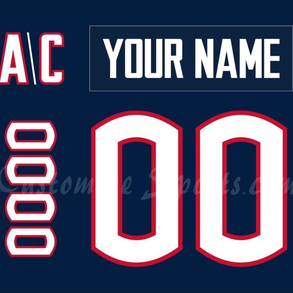 NCAA UConn Huskies Customized Number Kit For 2022-Present Away Jersey