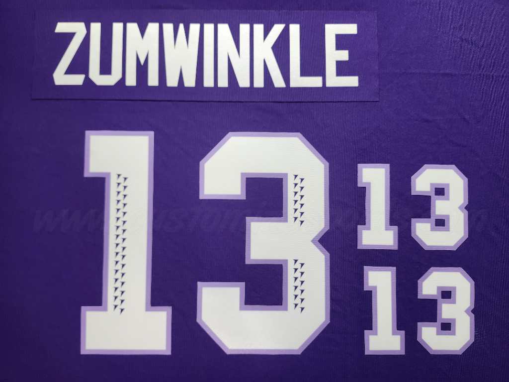 PWHL Minnesota frost Customized Number Kit For 2024-2025 Home Jersey - Image 2