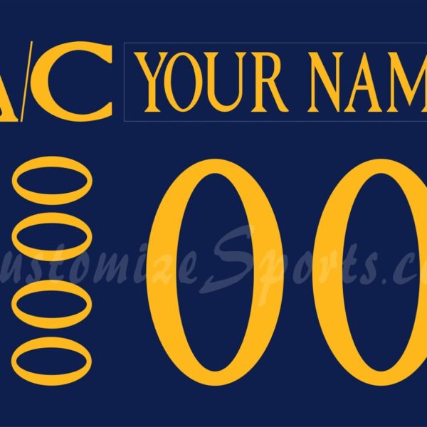Quinnipiac Bobcats Customized Number Kit For 2018-2021 Away Jersey