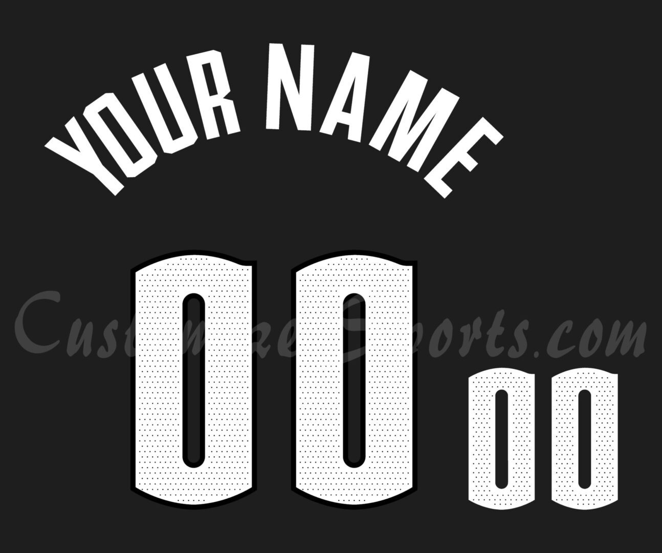 Basketball Denver Nuggets Customized Number Kit for 2019-2020 City Edition Jersey