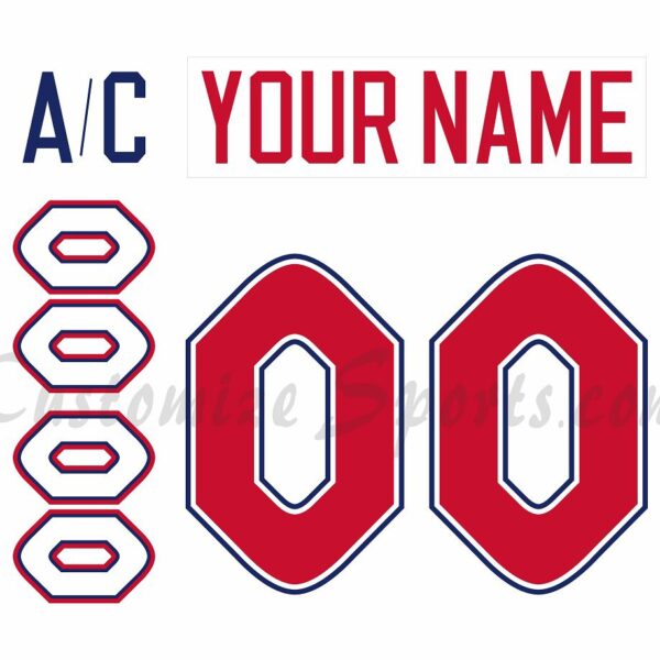 IIHF Team Slovakia Customized Number Kit For 2001 White Hockey Jersey