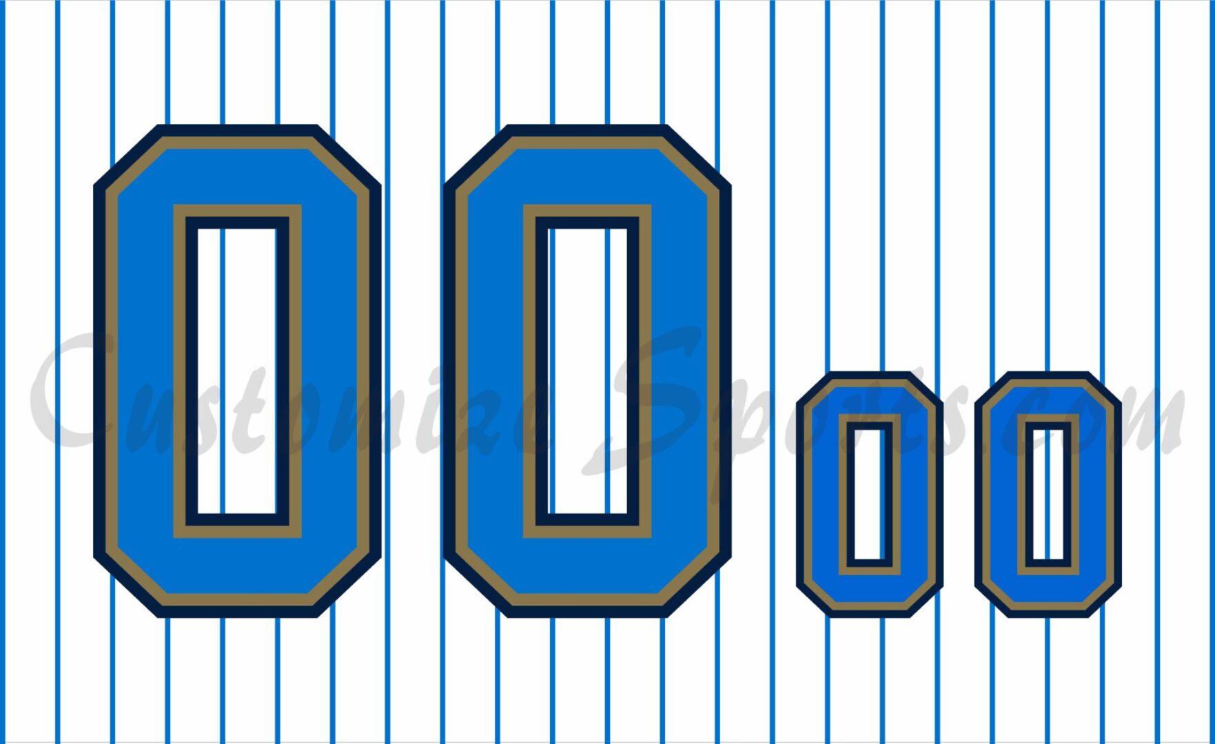 NCAA UCLA Bruins Customized Number Kit for 2010-2013 Home Baseball Jersey