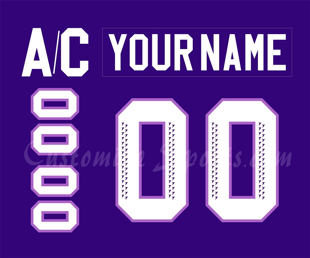 PWHL Minnesota frost Customized Number Kit For 2024-2025 Home Jersey