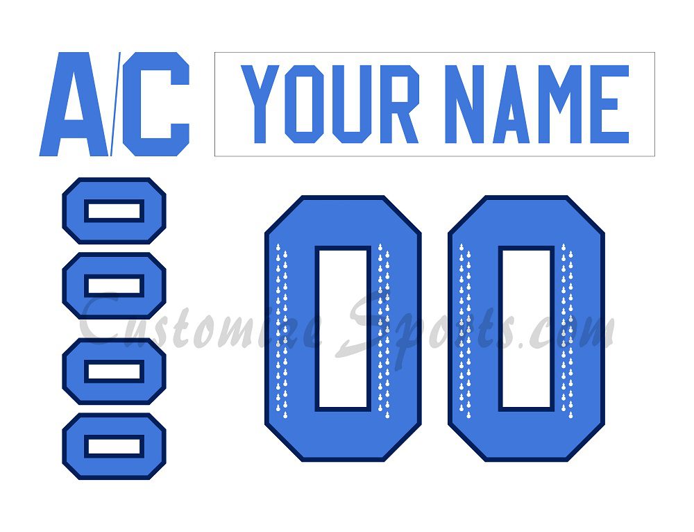 PWHL Toronto Sceptres Customized Number Kit For 2024-Present Away Jersey