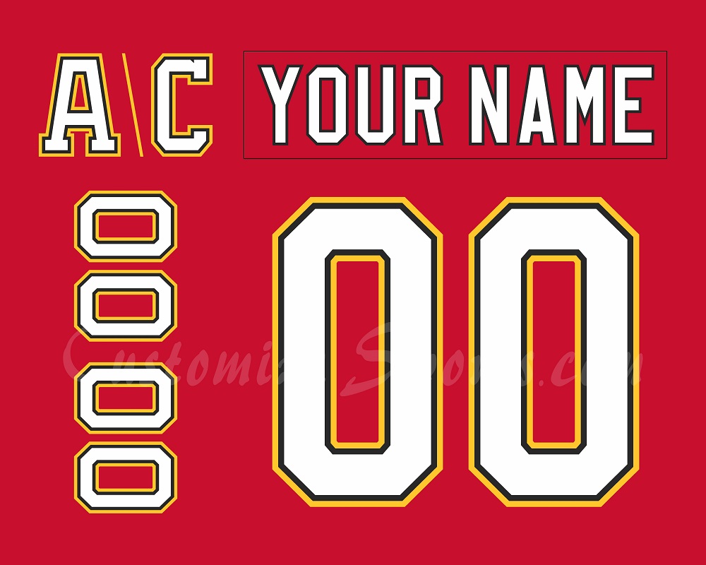 Baie-Comeau Drakkar Customized Number Kit For 2010-2019 Red Jersey