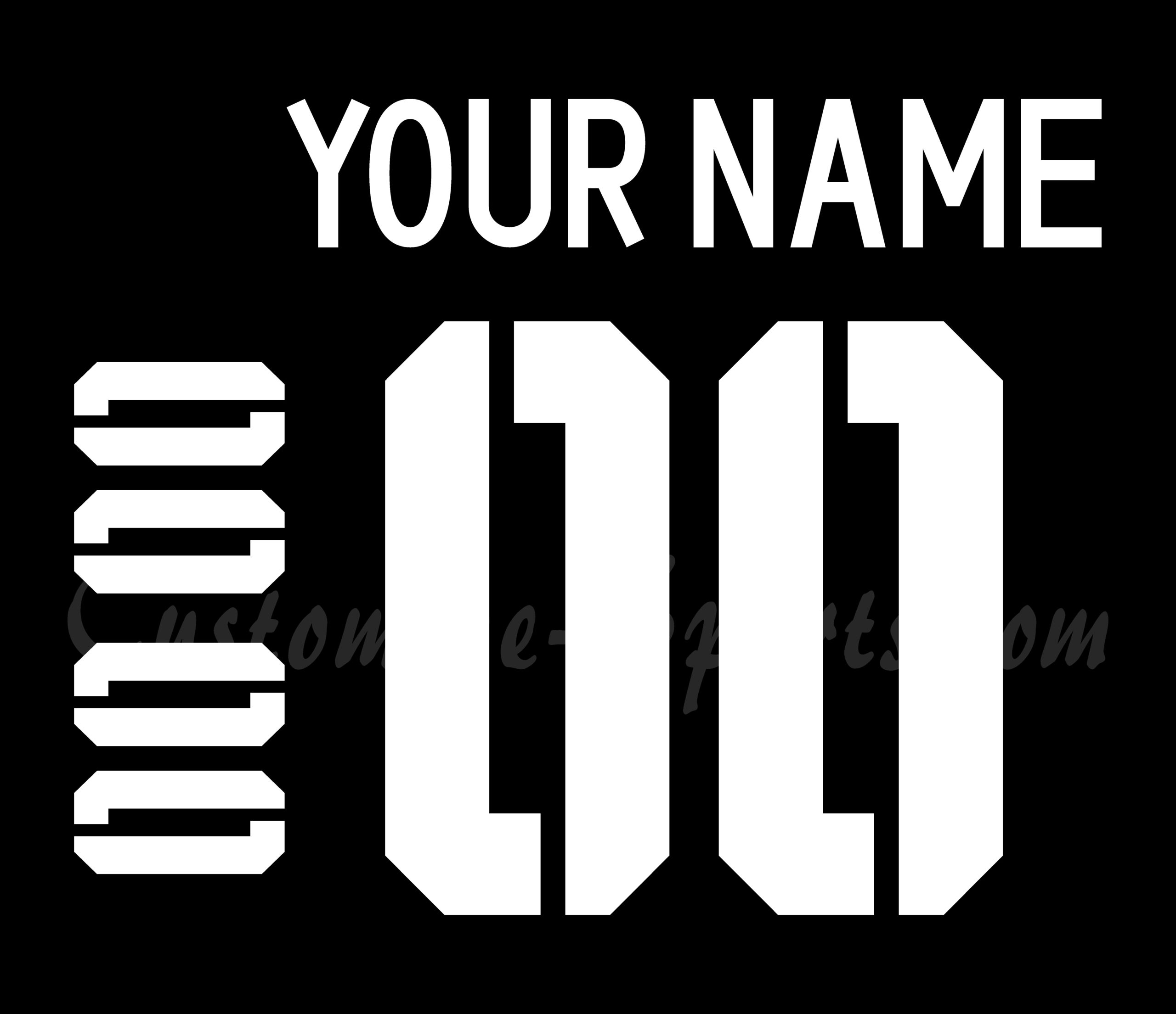 Los Angeles Kings Customized Number Kit For 2020 Stadium Series Black Practice Jersey