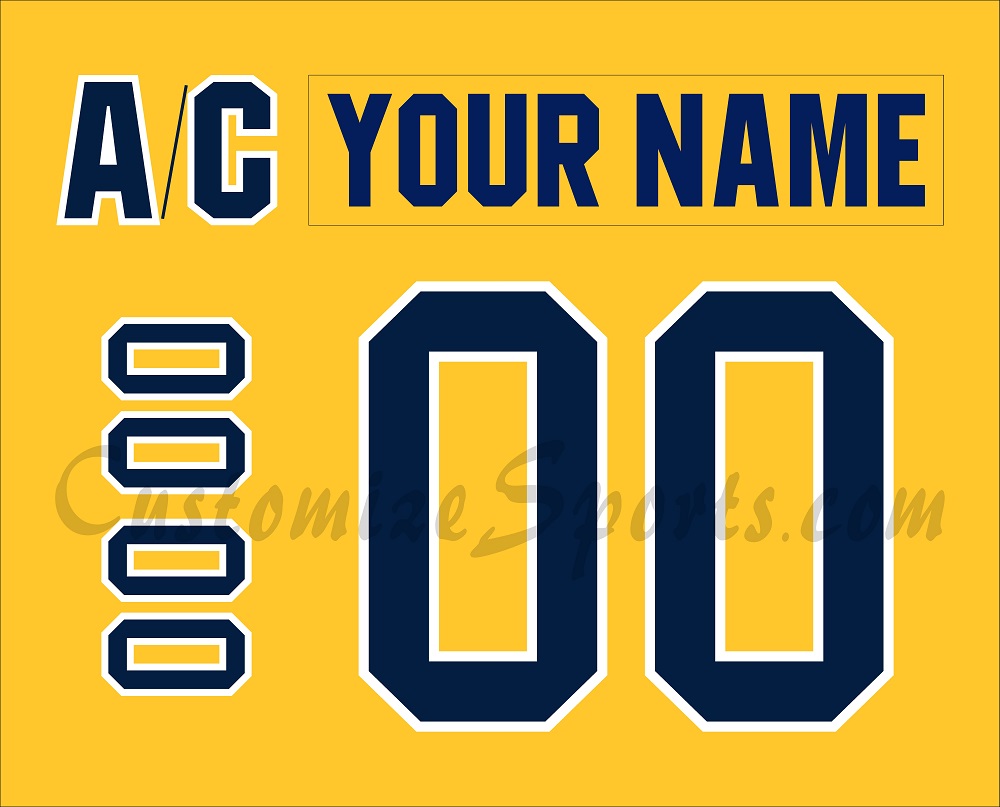 Norfolk Admirals Customized Number Kit for 2022-2023 3rd Jersey