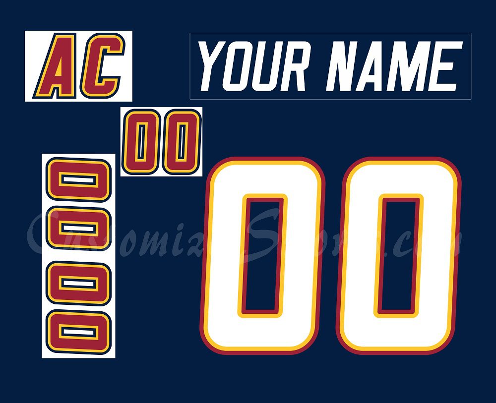 Peoria Riverman Customized Number Kit For 1999-2000 Away Hockey Jersey