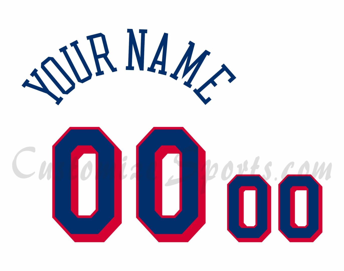 Philadelphia 76ers Customized Number Kit for 1991-1994 Home Jersey