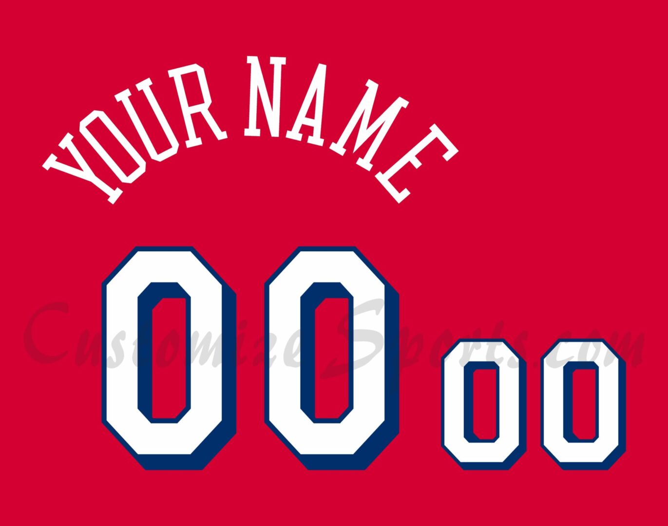 Philadelphia 76ers Customized Number Kit for 1991-1994 Road Jersey