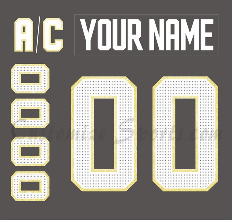 Vegas Golden Knights Customized Number Kit For 2019 Hispanic Heritage Jersey
