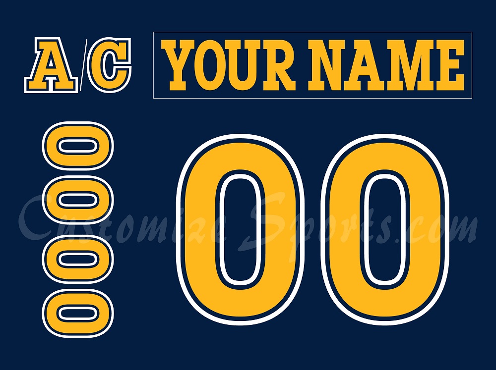 Cincinnati Cyclones Customized Number Kit for 2024 Military Appreciation Jersey