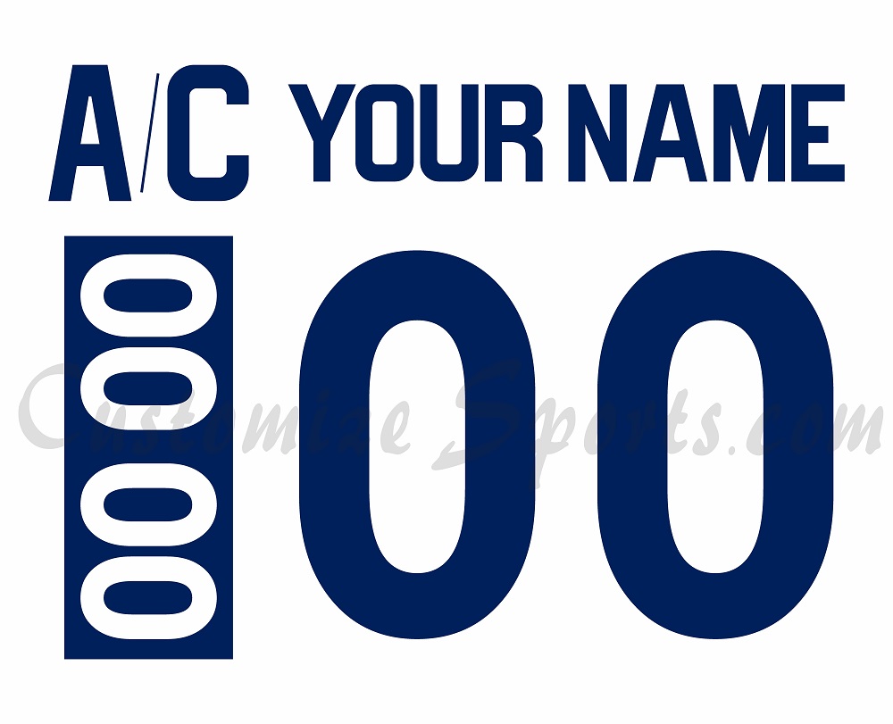 New York Rangers Customized Number Kit For 2003-2004 Throwback White Jersey