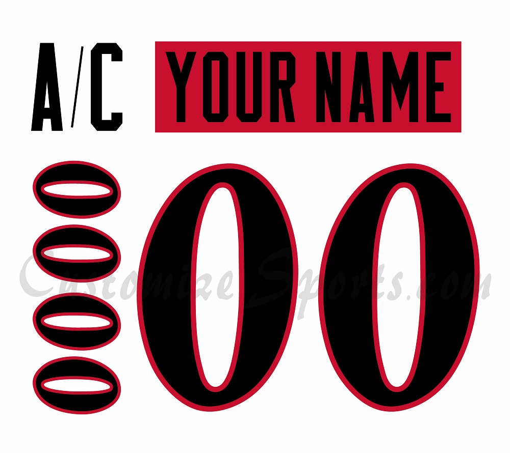 Oklahoma Coyotes Customized Number Kit for 1995-1996 White Jersey