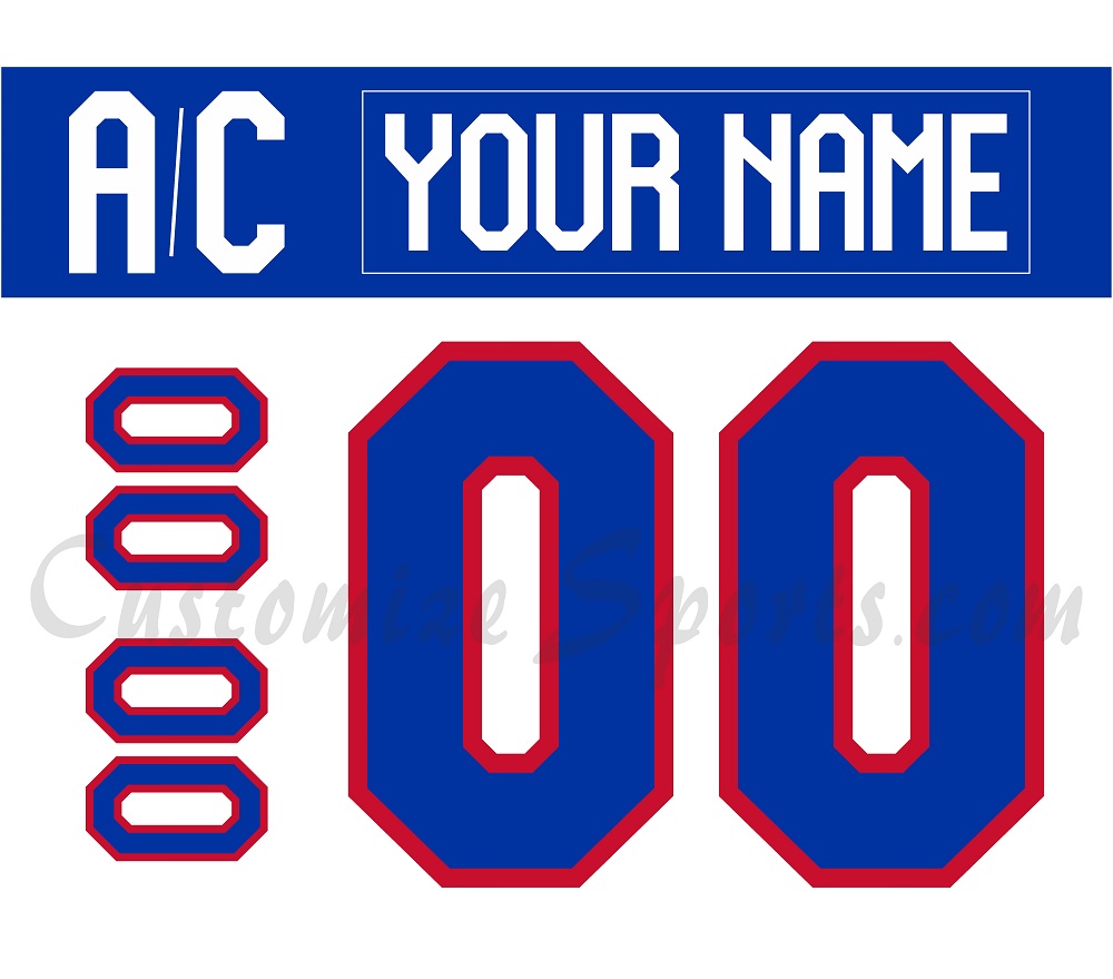 IIHF Team USA Customized Number Kit for 2025-Present WJC White Hockey Jersey
