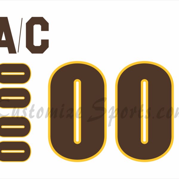 NCAA Wyoming College Customized Number Kit For 2017-2022 Away Jersey