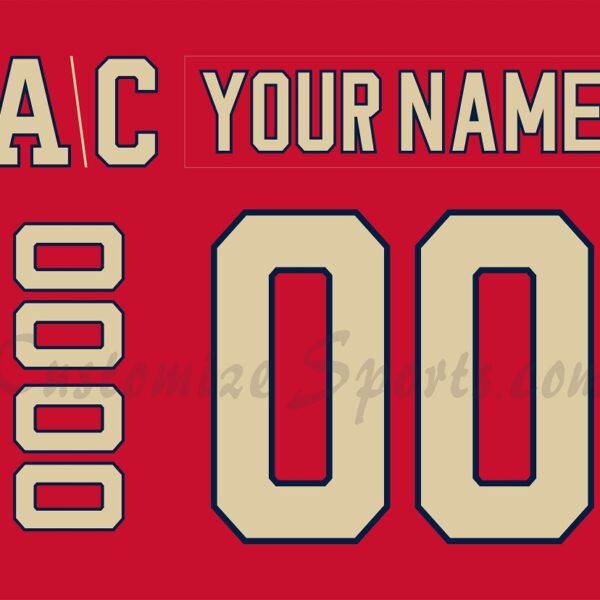 Milwaukee Admirals Customized Number Kit For 2024-2025 3rd Jersey