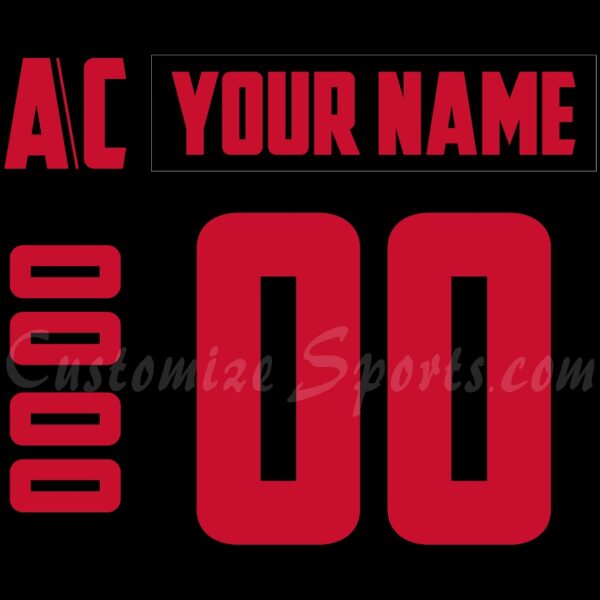 Cincinnati Cyclones Customized Number Kit for 2024-2025 Marvel Super Hero Jersey