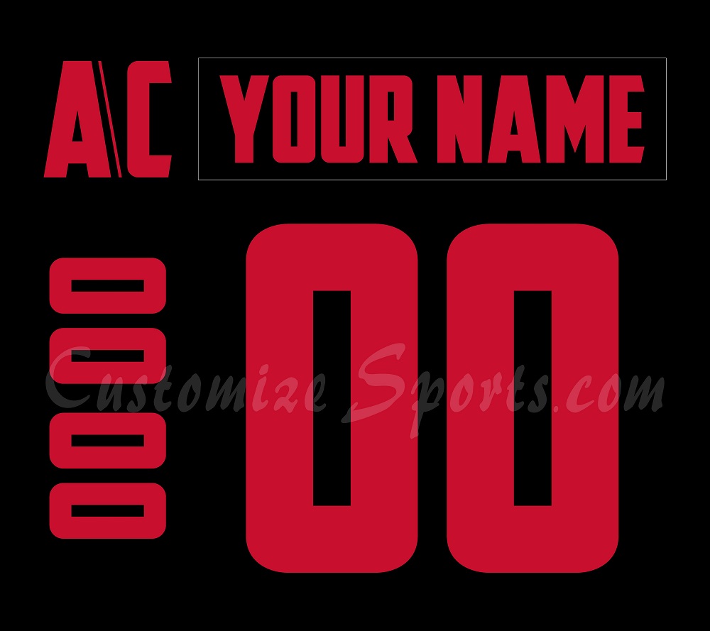 Cincinnati Cyclones Customized Number Kit for 2024-2025 Marvel Super Hero Jersey