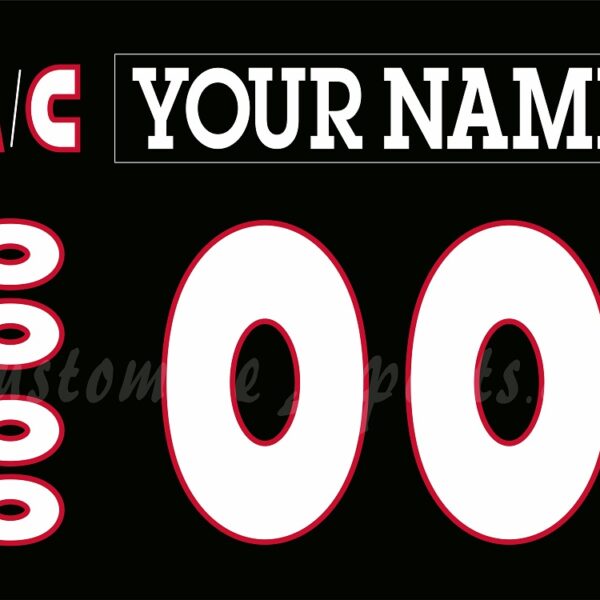 Cincinnati Cyclones Customized Number Kit for 2025 Star Wars Matinee Jersey