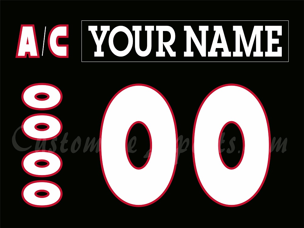 Cincinnati Cyclones Customized Number Kit for 2025 Star Wars Matinee Jersey